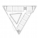 DH Triangle School  / NAMELESS Architecture Second Floor Plan