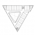 DH Triangle School  / NAMELESS Architecture Third Floor Plan