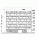 Hotel Indigo Helsinki / Arkkitehdit Soini & Horto Hotel Indigo Helsinki / Arkkitehdit Soini & Horto Elevation