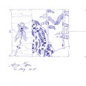 17 Napkin Sketches by Famous Architects Peter Kulper. Image Courtesy of NewSchool and AIAS San Diego