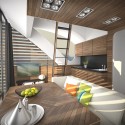 Salt & Water Design Floating Hotel with Catamaran-Apartments Catamaran Interior View. Image Courtesy of Salt & Water Design Studio