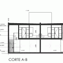 Casas Adosadas / Estudio A+3 Casas Adosadas / Estudio A+3 Section A-B