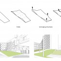 A2M Designs Eco-Neighborhood for Belguim Mimicry of Liege Topography. Image Courtesy of A2M