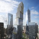 BIG Replaces Foster, Unveils Plans for 2 World Trade Center © DBOX, Courtesy of BIG