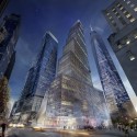 BIG Replaces Foster, Unveils Plans for 2 World Trade Center © DBOX, Courtesy of BIG