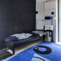 Images from the Much-Anticipated Restoration of Eileen Gray's E-1027 Villa E-1027 - View of the bedroom with the headbord and book case restored to the original state. Design Eileen Gray. Image © Manuel Bougot