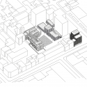Housing in Rue de Lourmel / TVK Housing in Rue de Lourmel / TVK Axonometric
