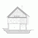 Alpine Barn Apartment / OFIS Architects Alpine Barn Apartment / OFIS Architects Section GG