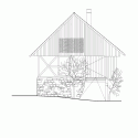 Alpine Barn Apartment / OFIS Architects Alpine Barn Apartment / OFIS Architects South Elevation
