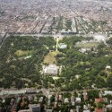 MenoMenoPiu Proposes a Circular Form for the House of Hungarian Music MenoMenoPiu Proposes a Circular Form for the House of Hungarian Music Aerial View. Image Courtesy of +imgs