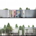 MenoMenoPiu Proposes a Circular Form for the House of Hungarian Music MenoMenoPiu Proposes a Circular Form for the House of Hungarian Music Elevation. Image Courtesy of +imgs
