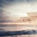 Barberio Colella ARC's Lanterns Sea Village Proposes Non-Invasive Ocean Dwellings for Surfers Sea Lanterns Village. Image Courtesy of Barberio Colella ARC