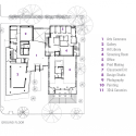 Lunder Arts Center / Bruner/Cott & Associates Ground Floor Plan