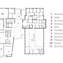 Lunder Arts Center / Bruner/Cott & Associates Second Floor Plan