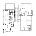 Lunder Arts Center / Bruner/Cott & Associates Third Floor Plan