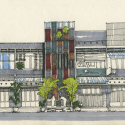 Vegan House / Block Architects Sketch Elevation