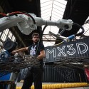 MX3D to 3D Print a Bridge in Mid-Air over Amsterdam Canal MX3D to 3D Print a Bridge in Mid-Air over Amsterdam Canal © MX3D / Adriaan de Groot