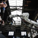 MX3D to 3D Print a Bridge in Mid-Air over Amsterdam Canal MX3D to 3D Print a Bridge in Mid-Air over Amsterdam Canal © MX3D / Adriaan de Groot