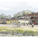 Chateau Margaux Winery / Foster + Partners Sketch © Foster + Partners