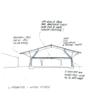 Chateau Margaux Winery / Foster + Partners Sketch © Norman Foster